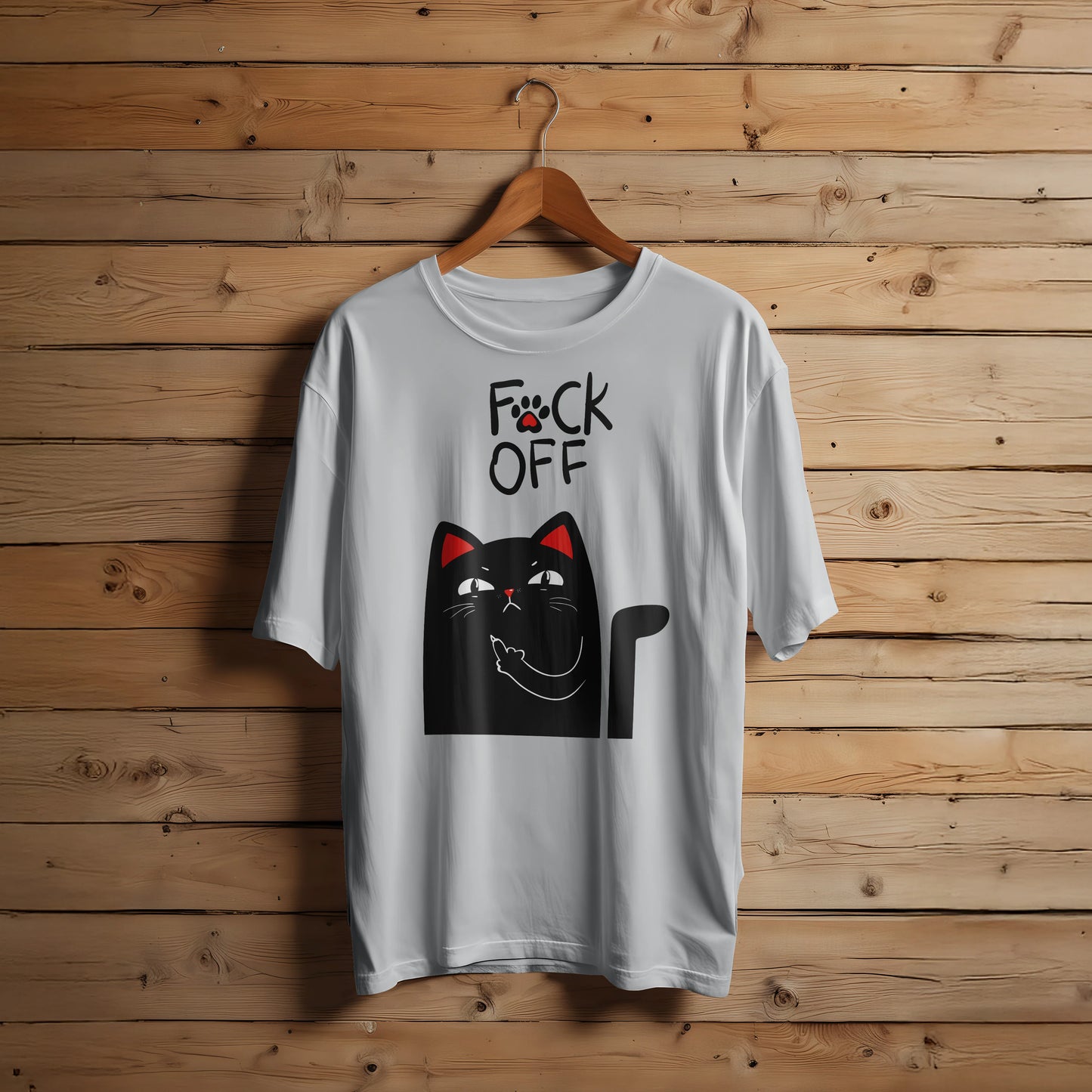 F*CK-OFF Cat Premium T-Shirt (Women)