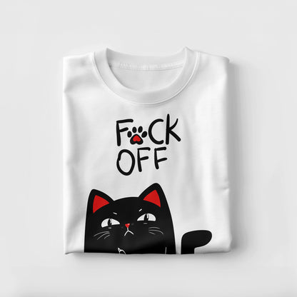 F*CK-OFF Cat Premium T-Shirt (Women)