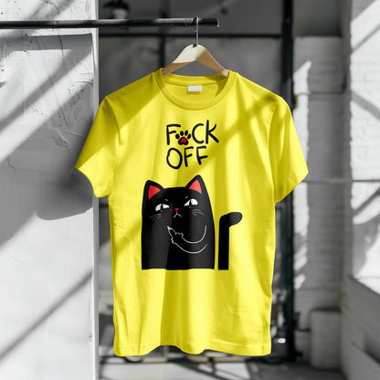 F*CK-OFF Cat Premium T-Shirt (Women)